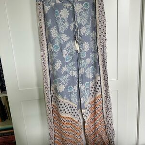 Angie Floral and Geometric Print Pants